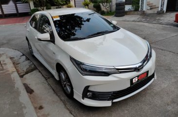 White Toyota Altis 2018