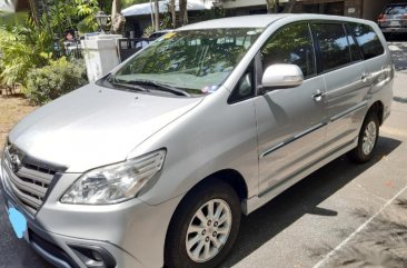Brightsilver Toyota Innova 2014 for sale in Makati