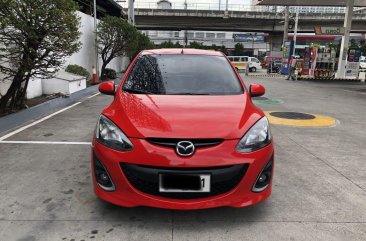 Red Mazda 2 2010 for sale in Quezon