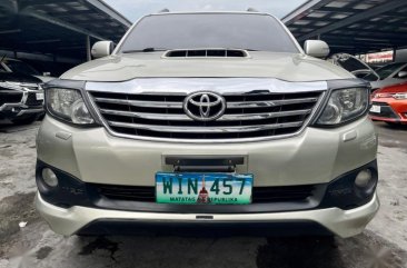 Pearl White Toyota Fortuner 2013