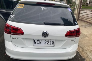 White Volkswagen Golf 2018