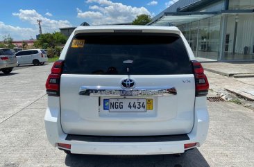 Pearl White Toyota Land Cruiser Prado 2020