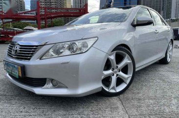 Silver Toyota Camry 2013 