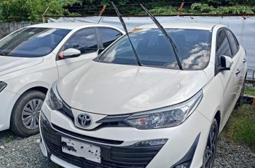 Pearl White Toyota Vios 2019 for sale in Paranaque