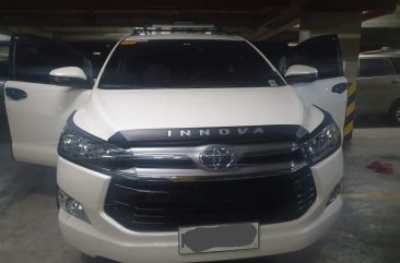 Pearl White Toyota Innova 2018