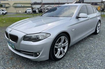 Silver BMW 528I 2012