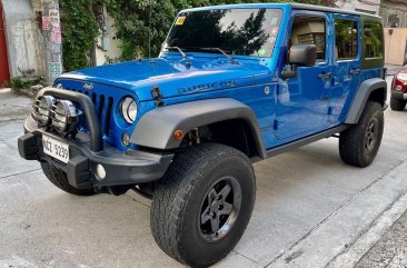 Selling Blue Jeep Wrangler 2015 in Angeles