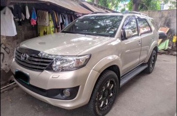 Silver Toyota Fortuner 2012