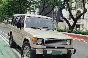 Beige Mitsubishi Pajero 1993 for sale in Quezon