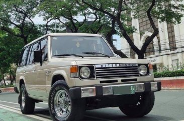 Beige Mitsubishi Pajero 1993 for sale in Quezon