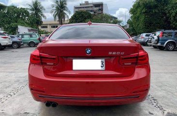 Selling Red BMW 320D 2017 in Makati