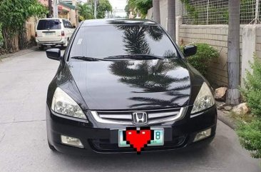 Black Honda Accord 2004 for sale in Angeles