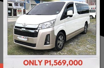 Selling White Toyota Hiace 2019 in Mandaue