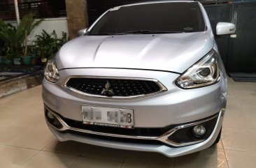 Silver Mitsubishi Mirage 2016 for sale in Manila