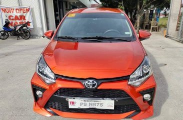 Selling Orange Toyota Wigo 2021 in Manila