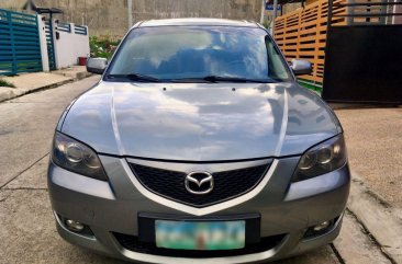 Silver Mazda 3 2007 for sale in Quezon