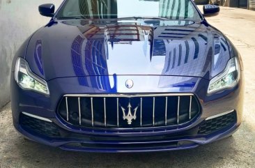 Blue Maserati Quattroporte 2018 for sale in Makati