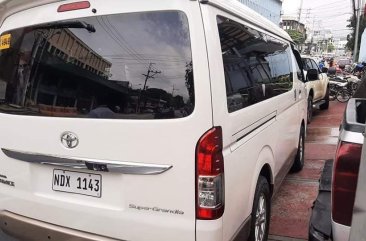 White Toyota Hiace Super Grandia 2016 for sale in Pasig