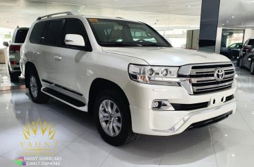 Pearl White Toyota Land Cruiser 2019 for sale in Quezon
