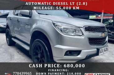 Brightsilver Chevrolet Trailblazer 2014 for sale in Las Pinas