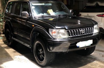 Black Toyota Land Cruiser Prado 1997 for sale in Quezon