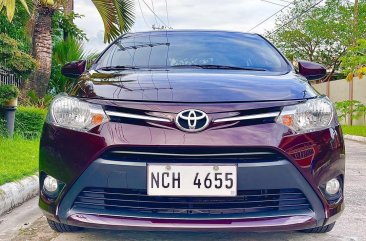 Red Toyota Vios 2016 for sale in Angeles