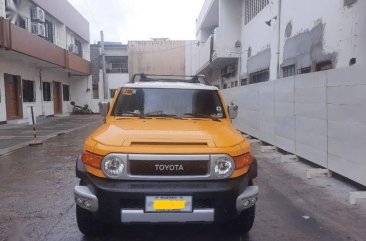 Yellow Toyota FJ Cruiser 2015 for sale in Pasay