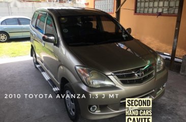 Golden Toyota Avanza 2010 for sale in Imus