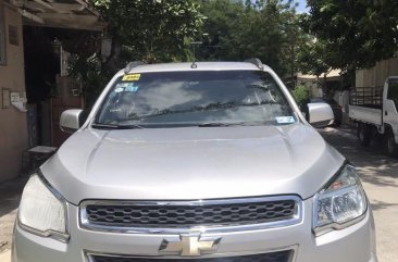 Brightsilver Chevrolet Trailblazer 2014 for sale in Las Pinas