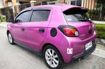 Selling Pink Mitsubishi Mirage 2015 Sedan in Santa Rosa