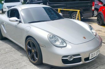 Silver Porsche Cayman 2007 for sale in Automatic