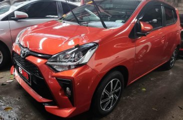 Orange Toyota Wigo 2020 for sale in Quezon City