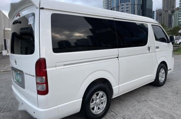 Pearl White Toyota Hiace Super Grandia 2011 for sale in Pasig