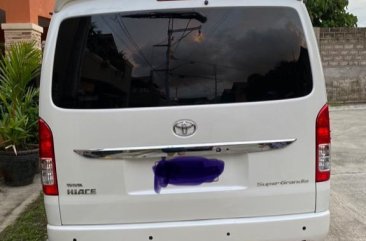  White Toyota Hiace Super Grandia 2018 for sale in Manila