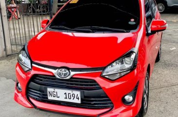 Selling Red Toyota Wigo 2020 in Marikina