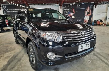 Selling Black Toyota Fortuner 2015 in San Fernando