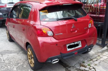 Red Mitsubishi Mirage 2014 for sale in Quezon