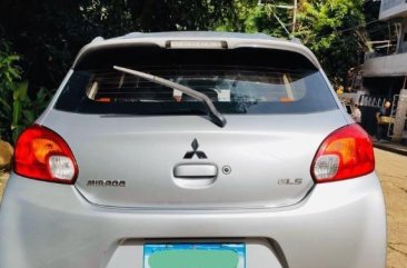 Brightsilver Mitsubishi Mirage 2013 for sale in Pateros