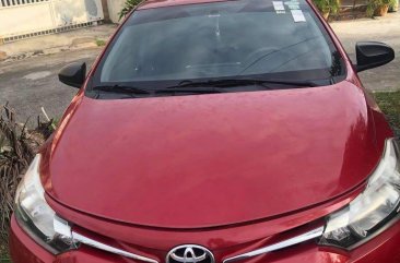 Red Toyota Vios 2016 for sale in Manual