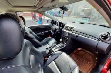 Red Mazda 3 2008 for sale in Quezon City