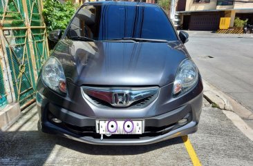 Silver Honda Brio 2015 for sale in Mandaluyong