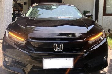 Black Honda Civic RS Turbo 2017 for sale in Muntinlupa