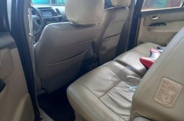 Grayblack Toyota Fortuner 2012 for sale in Cebu