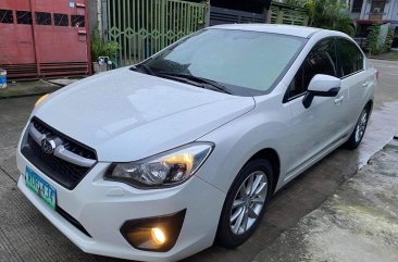 Pearl White Subaru Impreza 2013 for sale in Quezon City