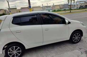 Pearl White Toyota Wigo 2021 for sale in Manila