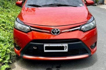 Orange Toyota Vios 2016 for sale in Las Piñas