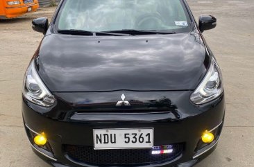 Selling Black Mitsubishi Mirage 2015 in Imus