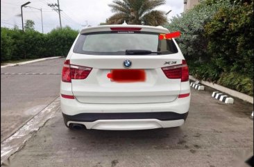 Selling White BMW X3 2015 in Quezon City