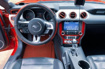 Orange Ford Mustang 2017 for sale in Automatic