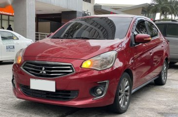 Red Mitsubishi Mirage 2015 for sale in Manual